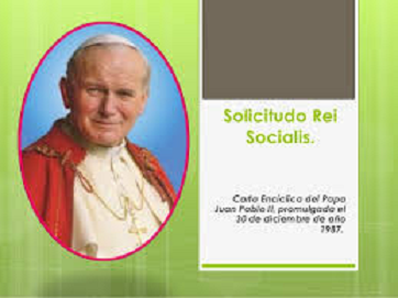 Sollicitudo rei socialis - Juan Pablo II
