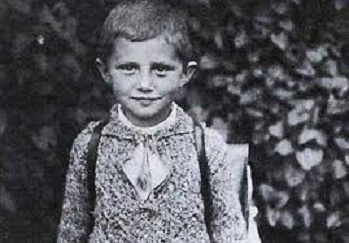 Benedicto XVI de niño