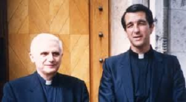 Joseph Fessio con el Cardenal Ratzinger