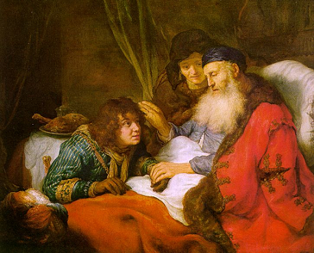 Jacob y Esau la bendición de Isaac