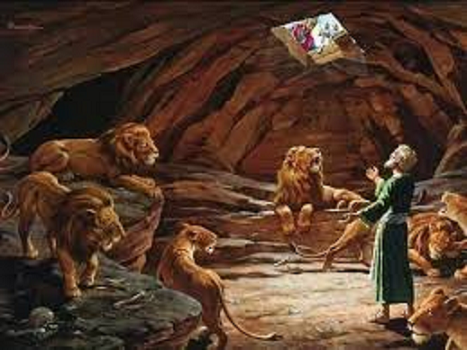 Daniel en la cueva de los leones