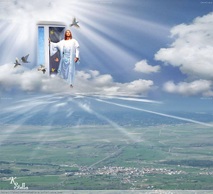 Jesús te espera en la puerta del cielo