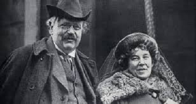 Chesterton y Esposa