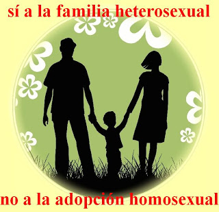 No a la adopción homosexual