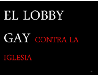 Lobby gay contra la Iglesia