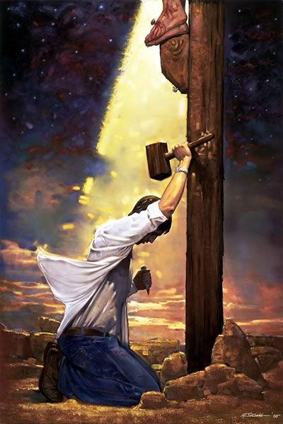 Arrepentimiento y salvación:  pues crucifican por su parte de nuevo al Hijo de Dios