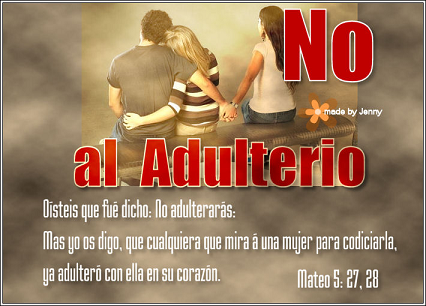 No al adulterio