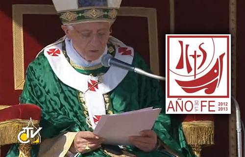 Benedicto XVI homilía de inauguración del Año de la Fe