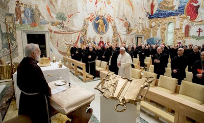 Predicación 3 cuaresmal del P. Cantalamessa con el Papa Francisco