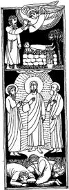 transfiguración de Jesús - para colorear