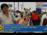 Dos llamitas acaparan la atención en Día del Pescador Dos llamitas acaparan la atención en Día del Pescador
