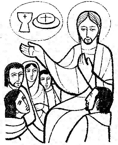 Corpus Christi A. Fiesta del Cuerpo y de la Sangre del Señor. Gráficos,  Dibujos, Caricaturas, Catoons Cuaresma-Pascua Ciclo 