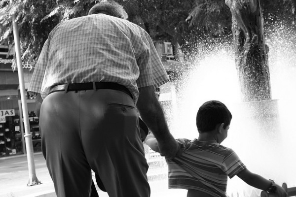 Abuelo y nieto