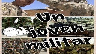 joven militar dando testimonio de su fe