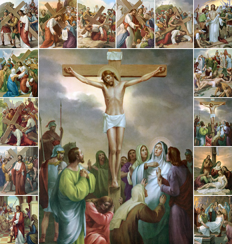Estaciones del via crucis